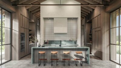 230119 - Vasquez - RBA Marketing - KITCHEN RENDER - 23 Vasquez Trail - La Tierra Realty 2023