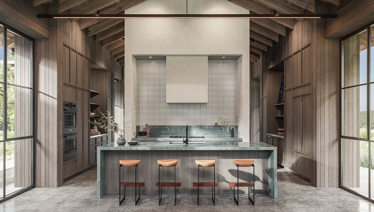 230119 - Vasquez - RBA Marketing - KITCHEN RENDER - 23 Vasquez Trail - La Tierra Realty 2023