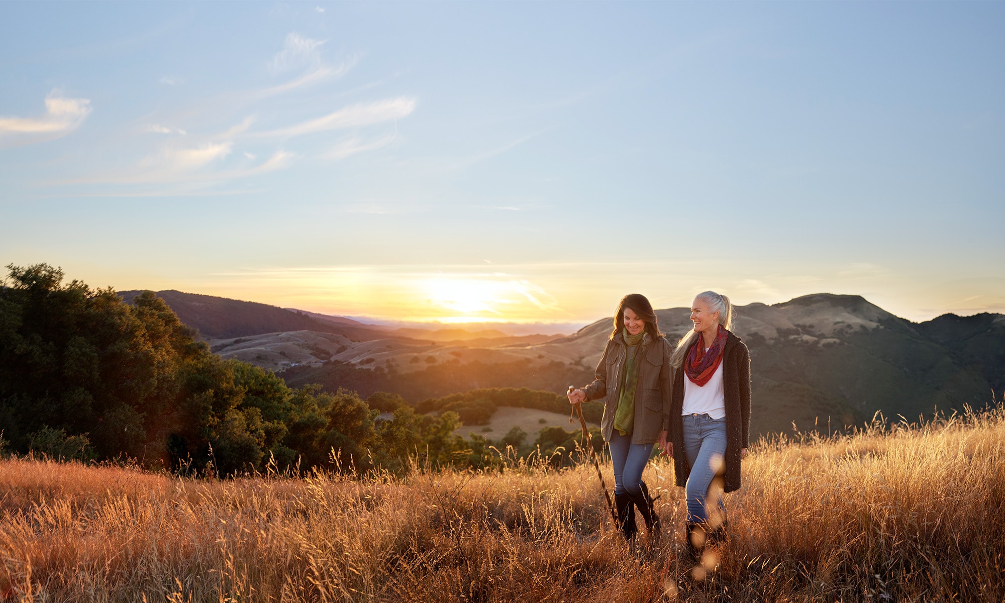 santa-lucia-preserve-hiking-sunset